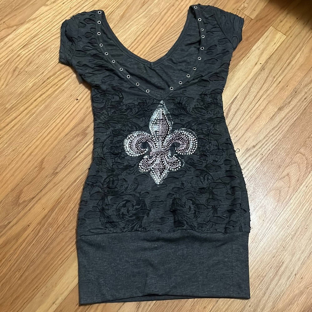 Zarga y2k studed dress🖤